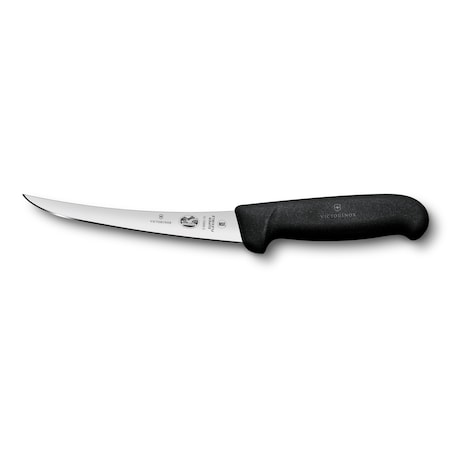 Swiss Army Brands Victorinox Kitchen Fibrox Pro Black Boning - Curved, 6In Super-Flexible Blade VIC-5.6663.15